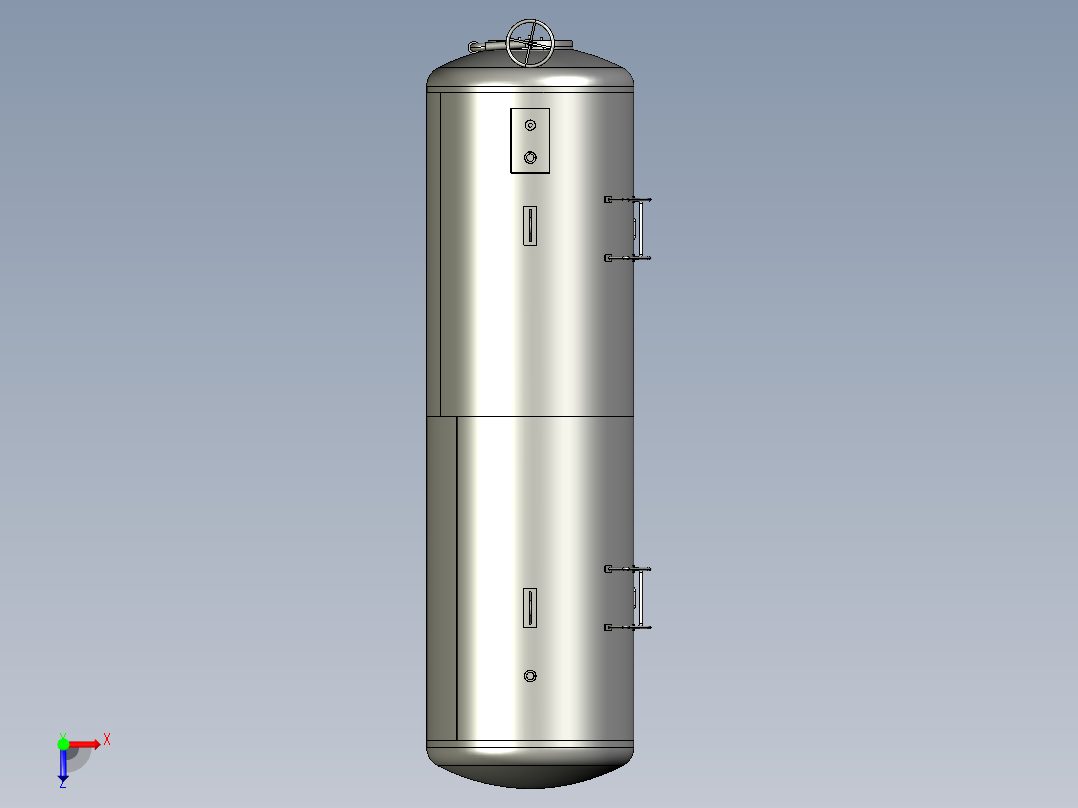 储罐、压力罐俯视图