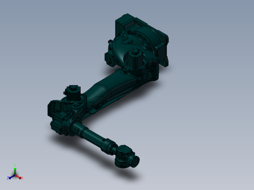 安川MS165机器人模型正等轴测缩略图