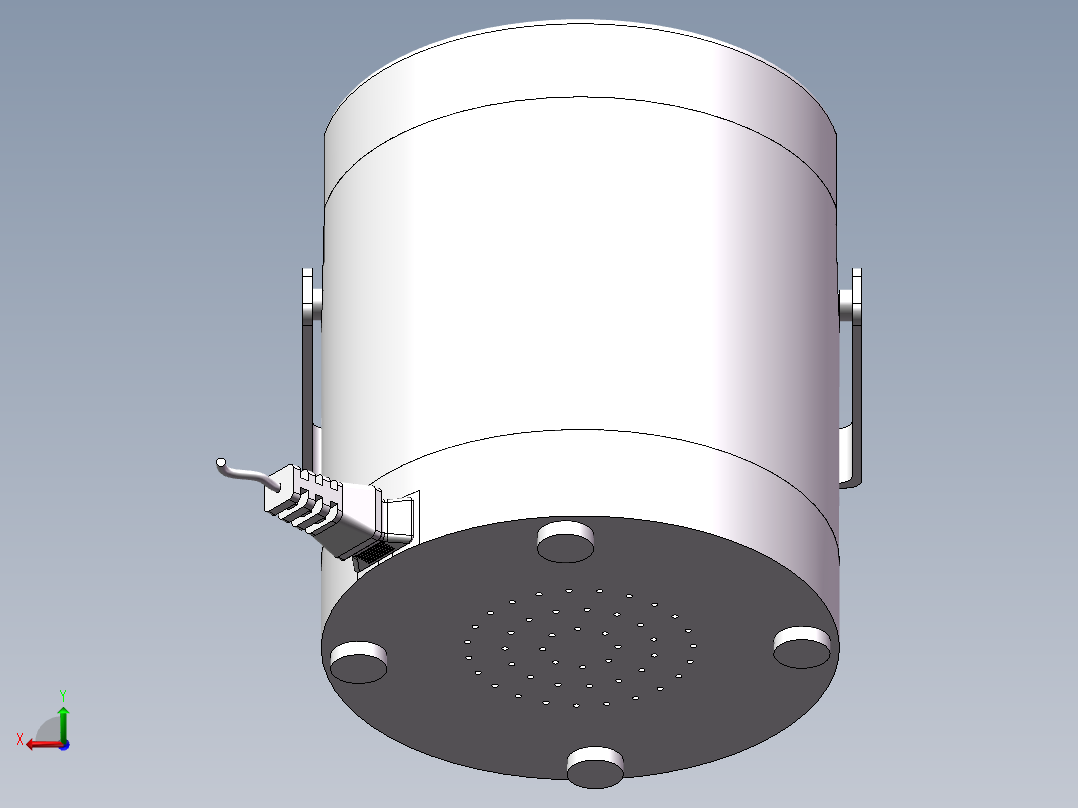 电饭煲模型后视图