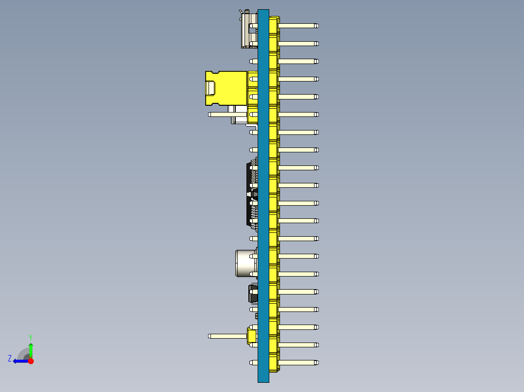0_STM32蓝丸右视图