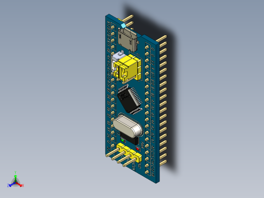 0_STM32蓝丸正等轴测缩略图