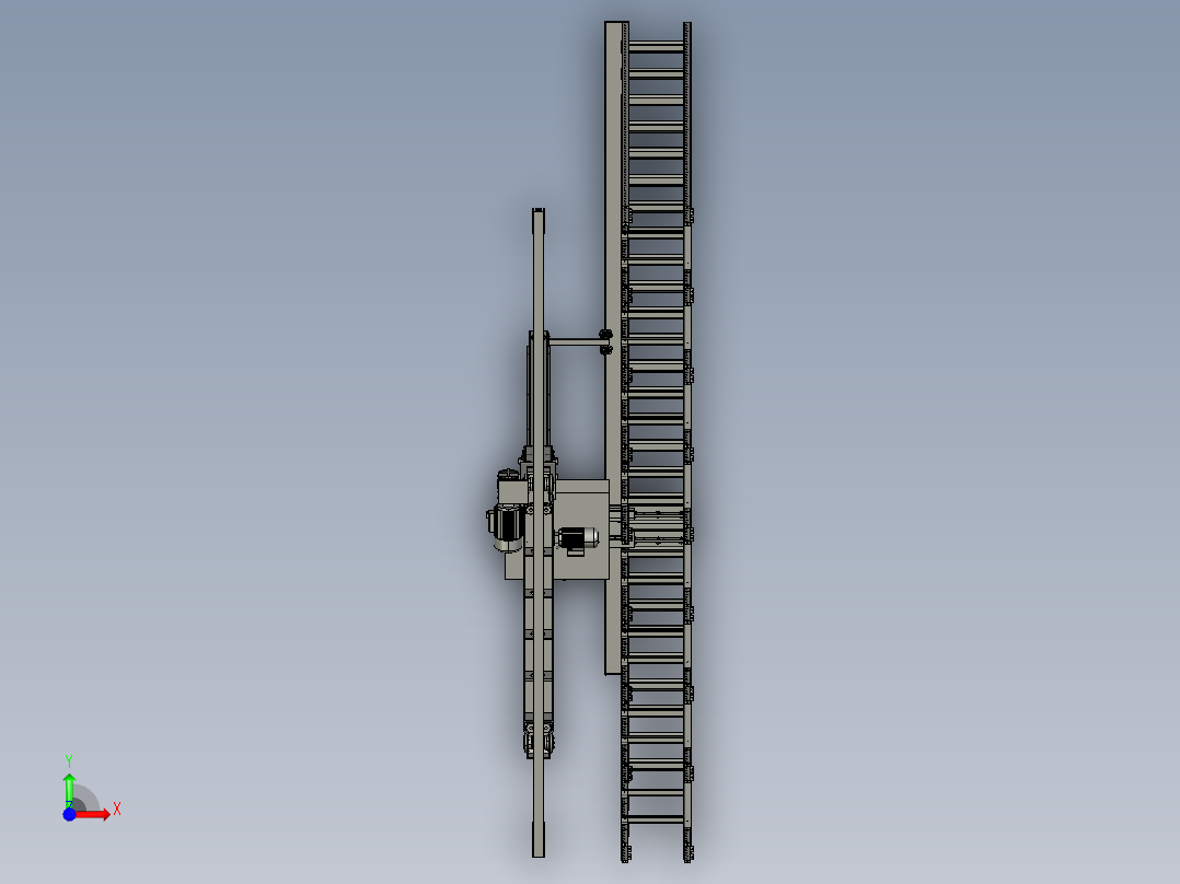 立体仓库前视图