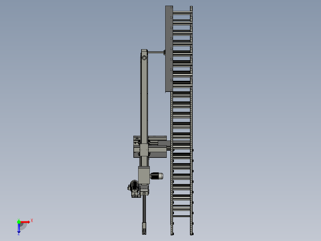 立体仓库俯视图