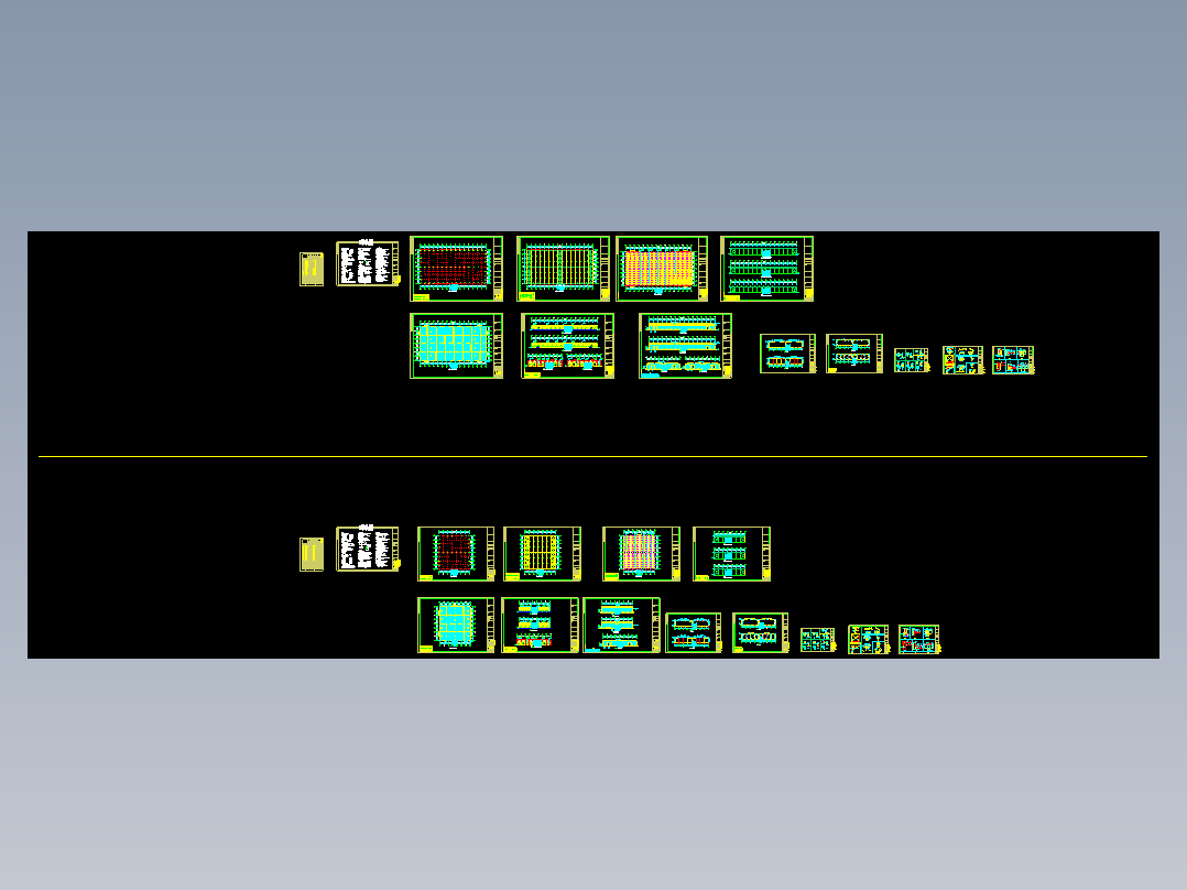 某食品公司钢结构厂房CAD图