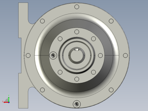 P064-小型少齿差行星齿轮减速器的设计【含三维proe】后视缩略图