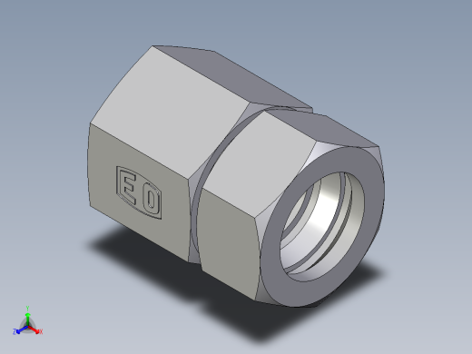 卡套式工业通用硬管接头EO_Swivel_connector_GAI28L1NPT71