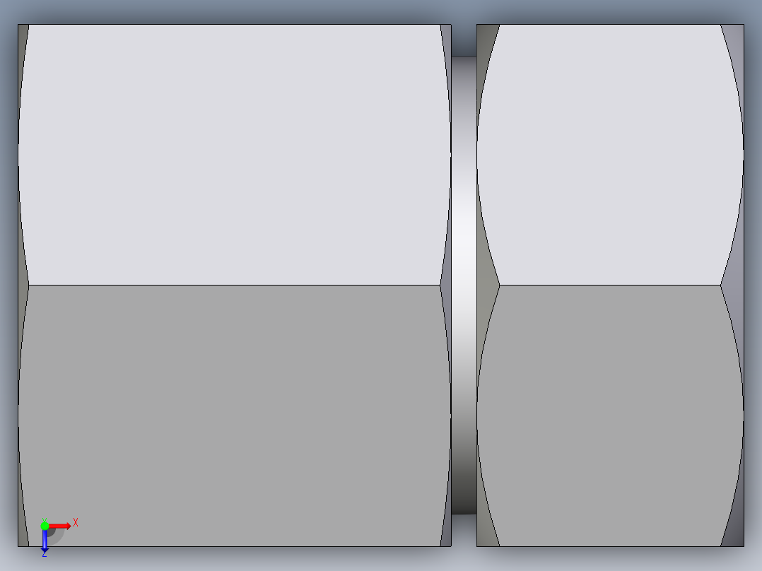 卡套式工业通用硬管接头EO_Swivel_connector_GAI28L1NPT71俯视图