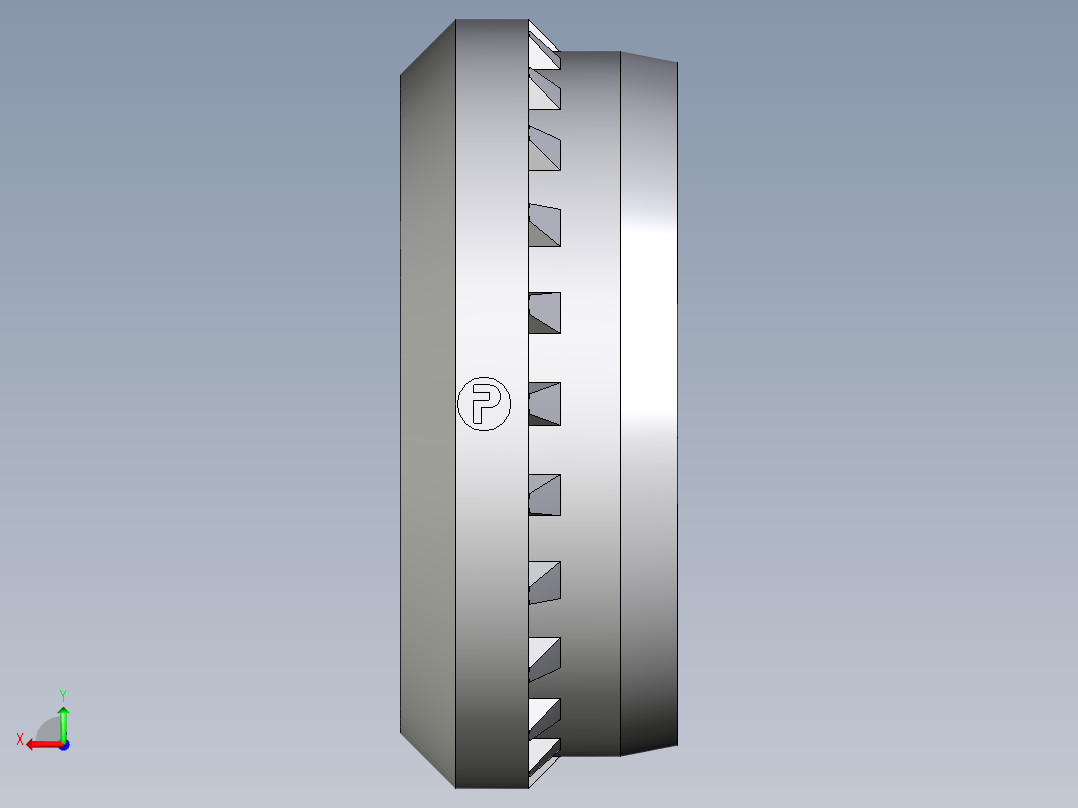 卡套式工业通用硬管接头Progressive_stop_ring_PSR30SX后视图