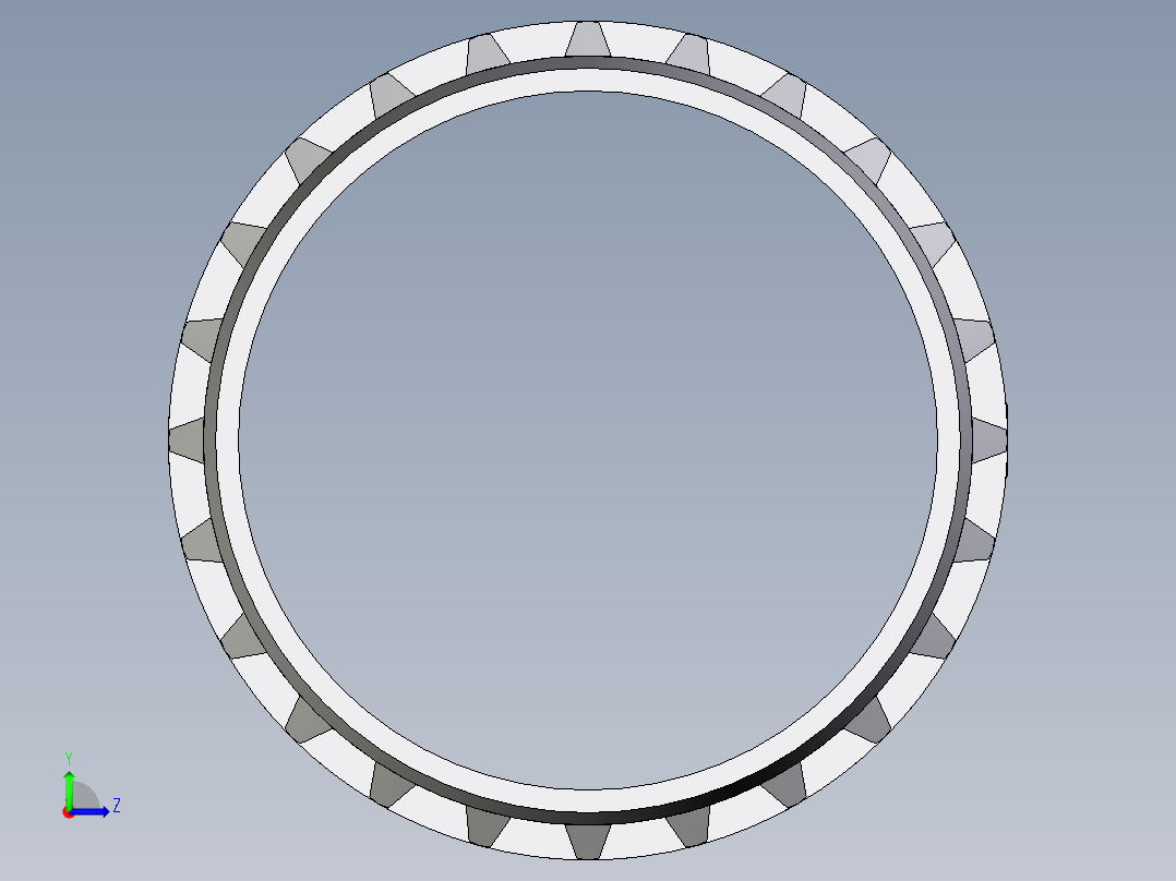 卡套式工业通用硬管接头Progressive_stop_ring_PSR30SX左视图