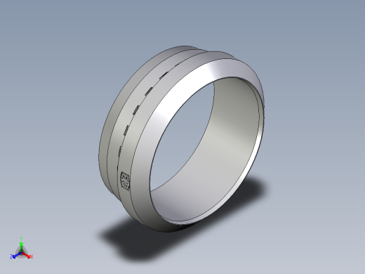卡套式工业通用硬管接头Progressive_stop_ring_PSR30SX正等轴测缩略图
