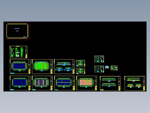 中阳石业钢结构工程CAD