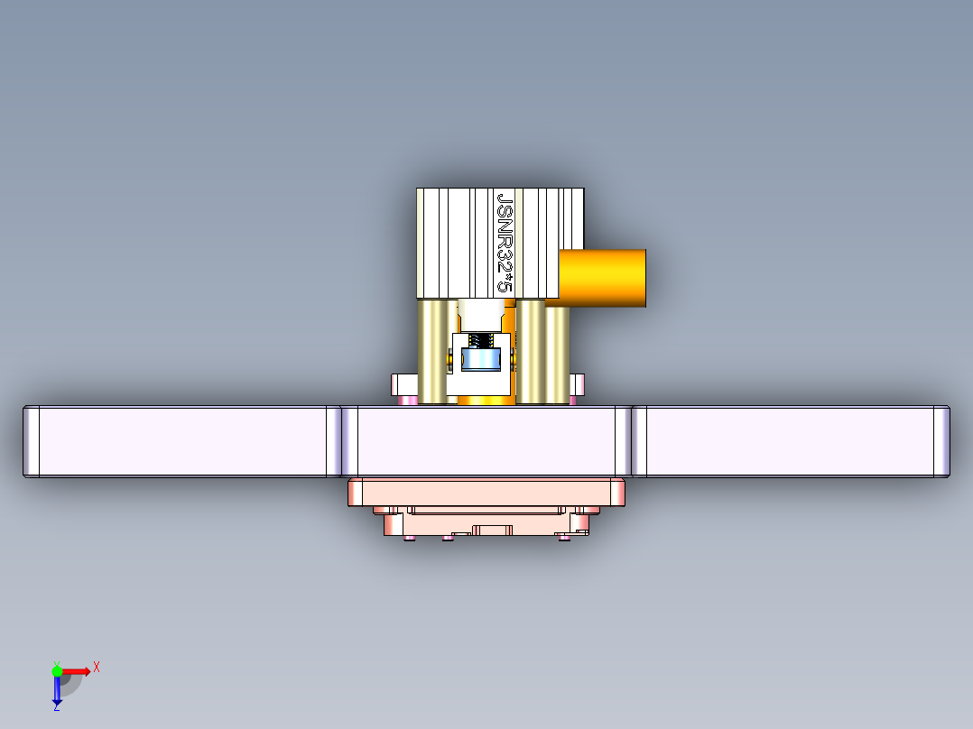 SIVA-DY-笔记本CNC工装夹具三维模型CNC3-161222俯视图