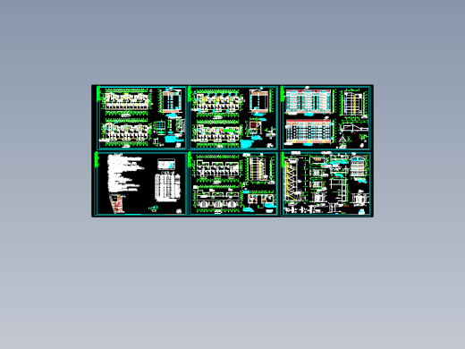 康乐园小区6号楼施工图