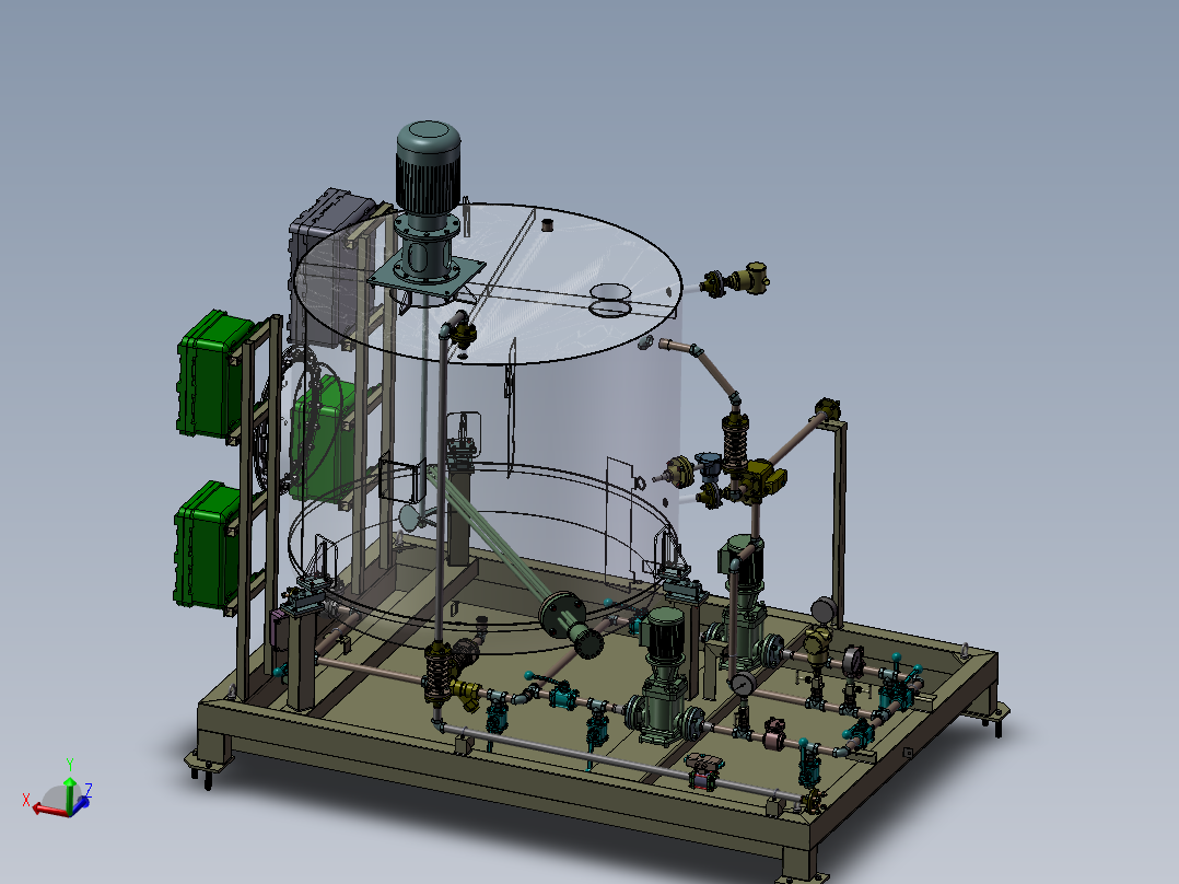 医用化工电加热搅拌容器sw18
