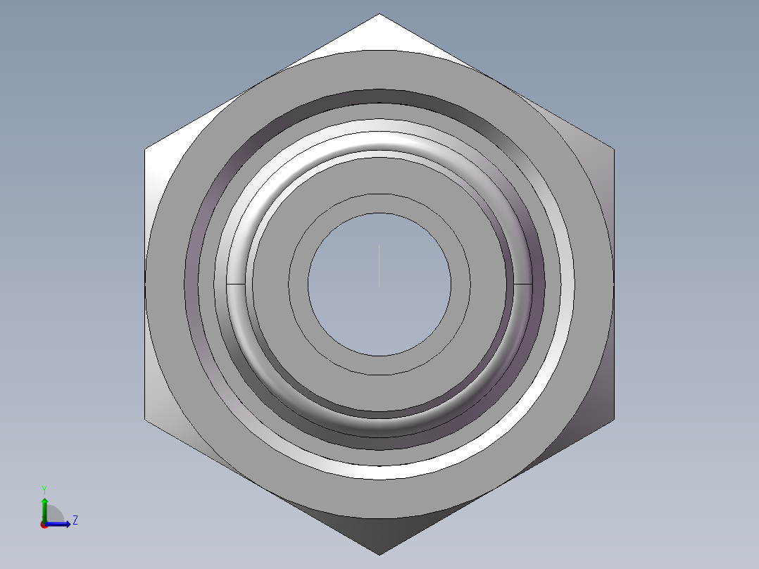 直通变径接头、2D-24-30左视图