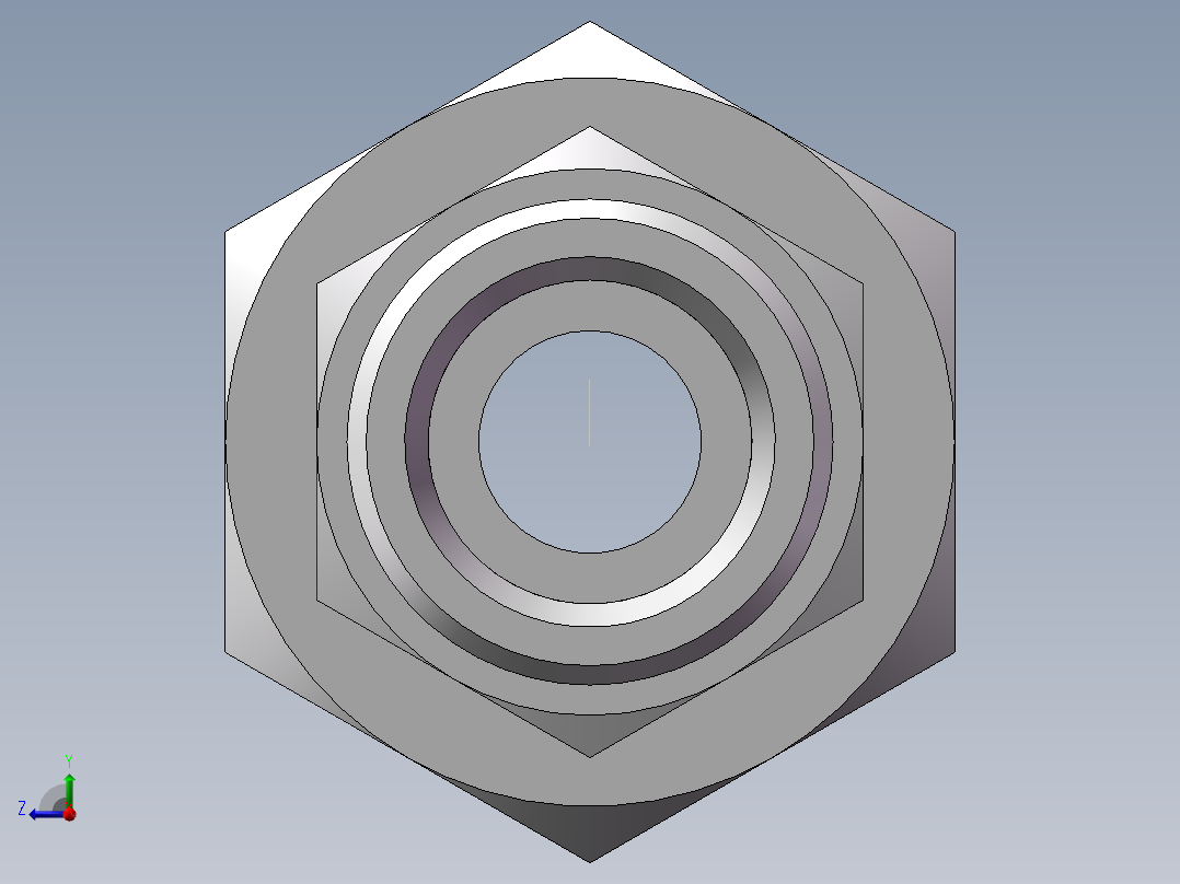直通变径接头、2D-24-30右视图