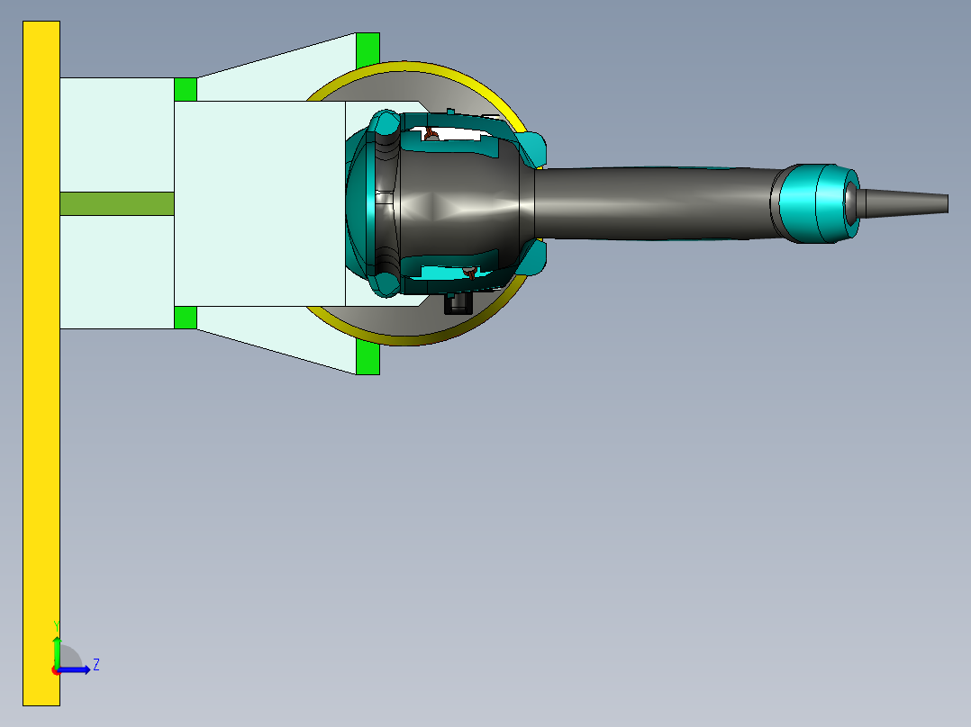 A3003574-圆盘砂光机（DIY）左视图