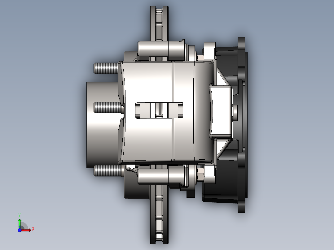 刹车系统(10)前视图