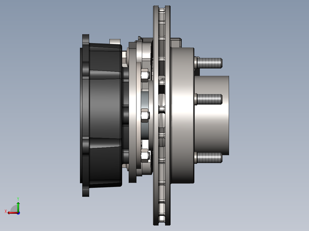 刹车系统(10)后视图