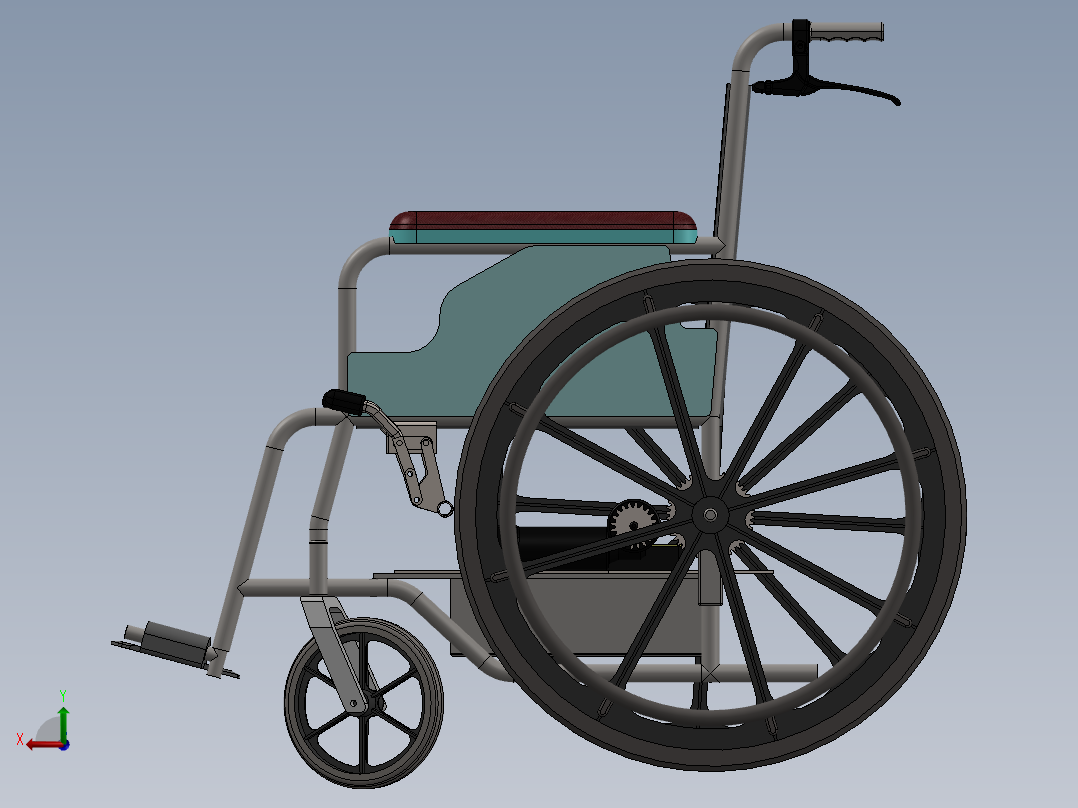 椅子、凳子(30)后视图