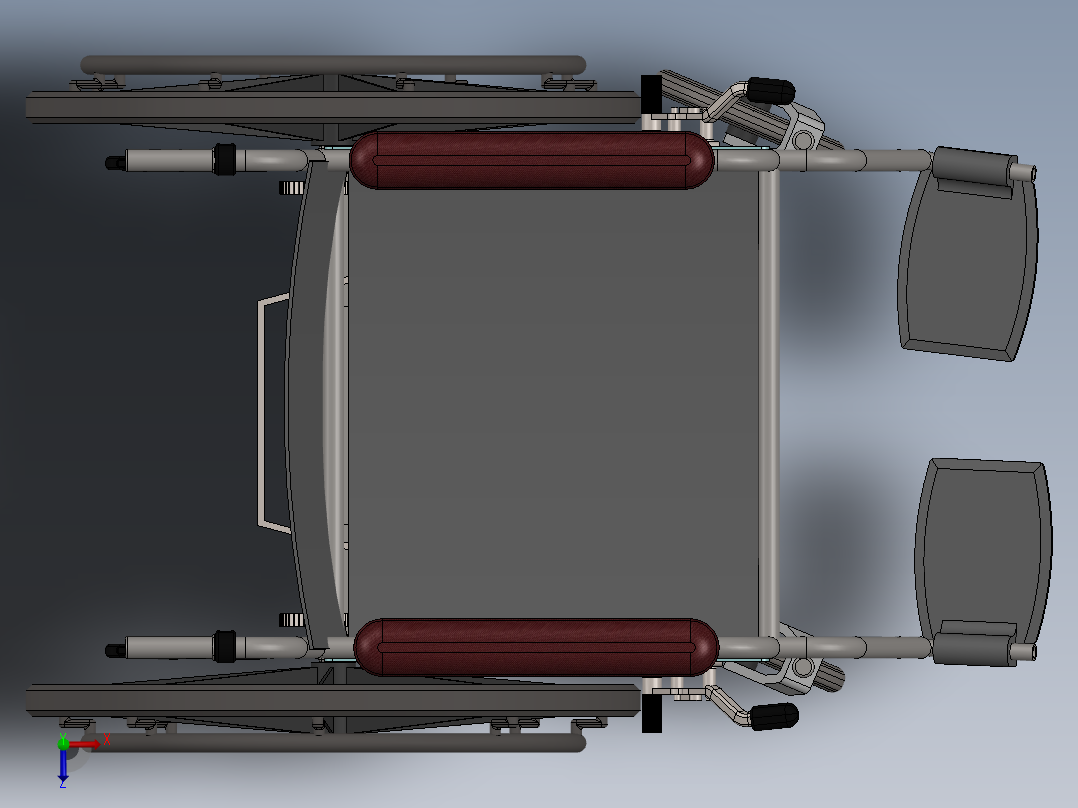 椅子、凳子(30)俯视图