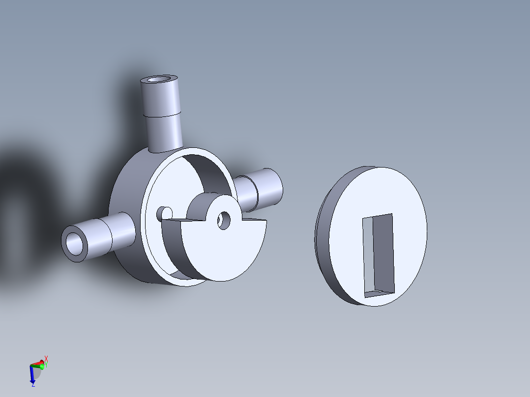 微型伺服分配水T形阀