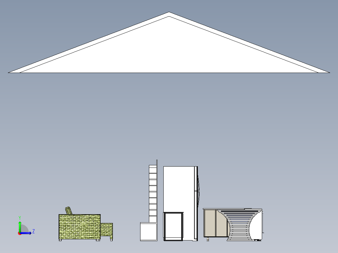 房子、建筑(192)左视图