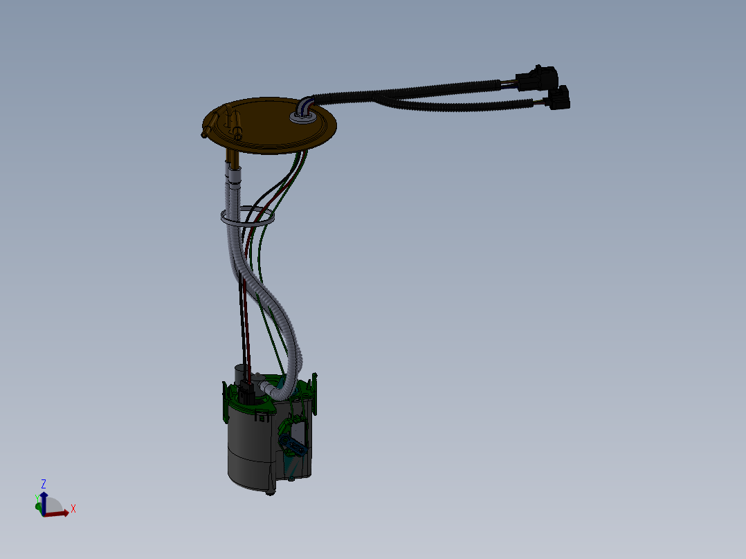 汽车燃油泵模型图