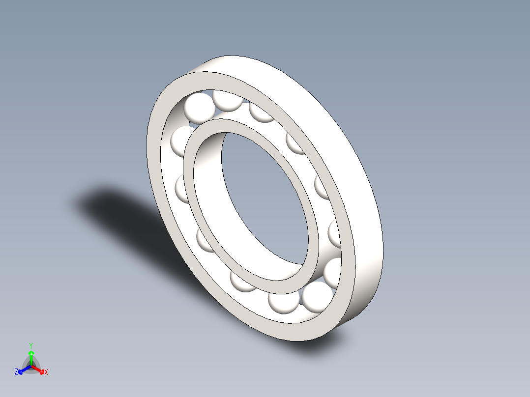 轴承正等轴测图