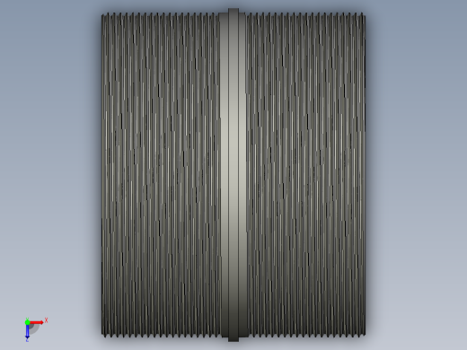 螺纹管对丝-圆边等径 DN100俯视缩略图