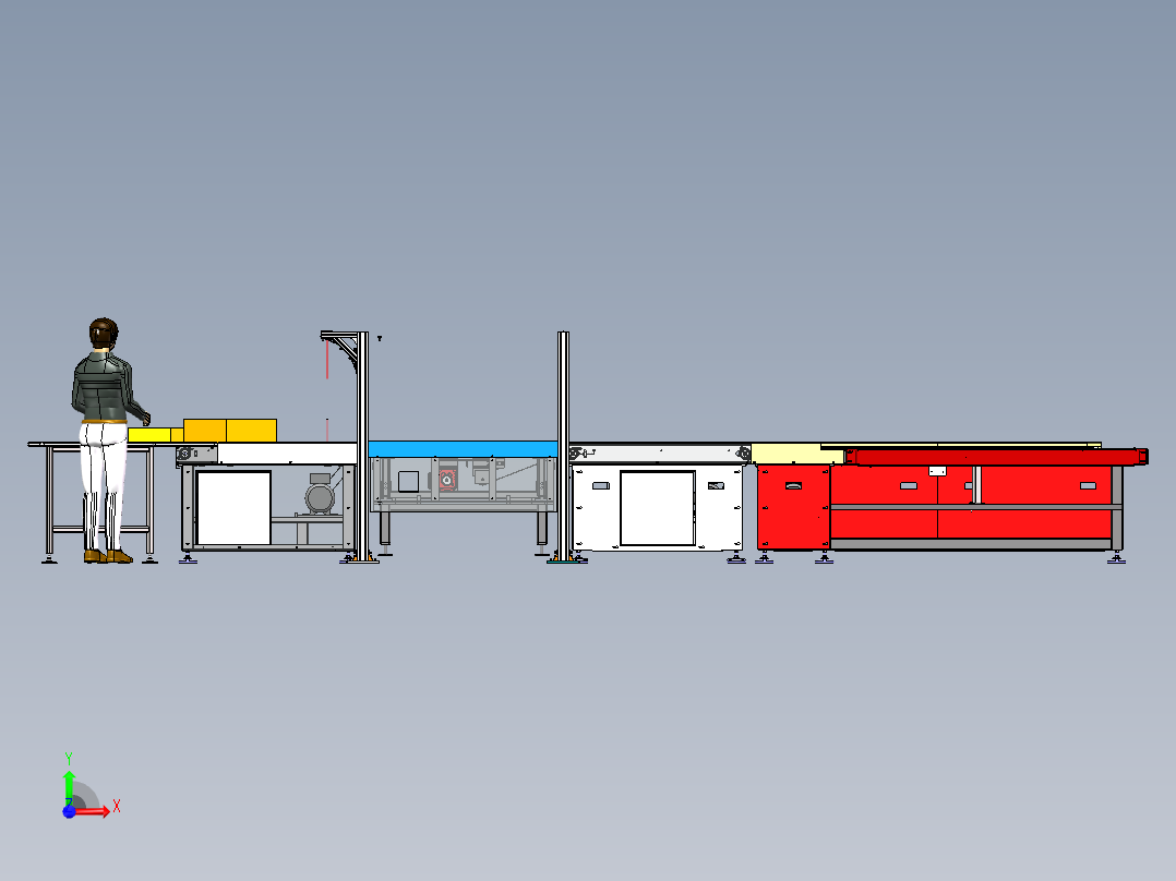 供包台一体化设备  sw21前视图