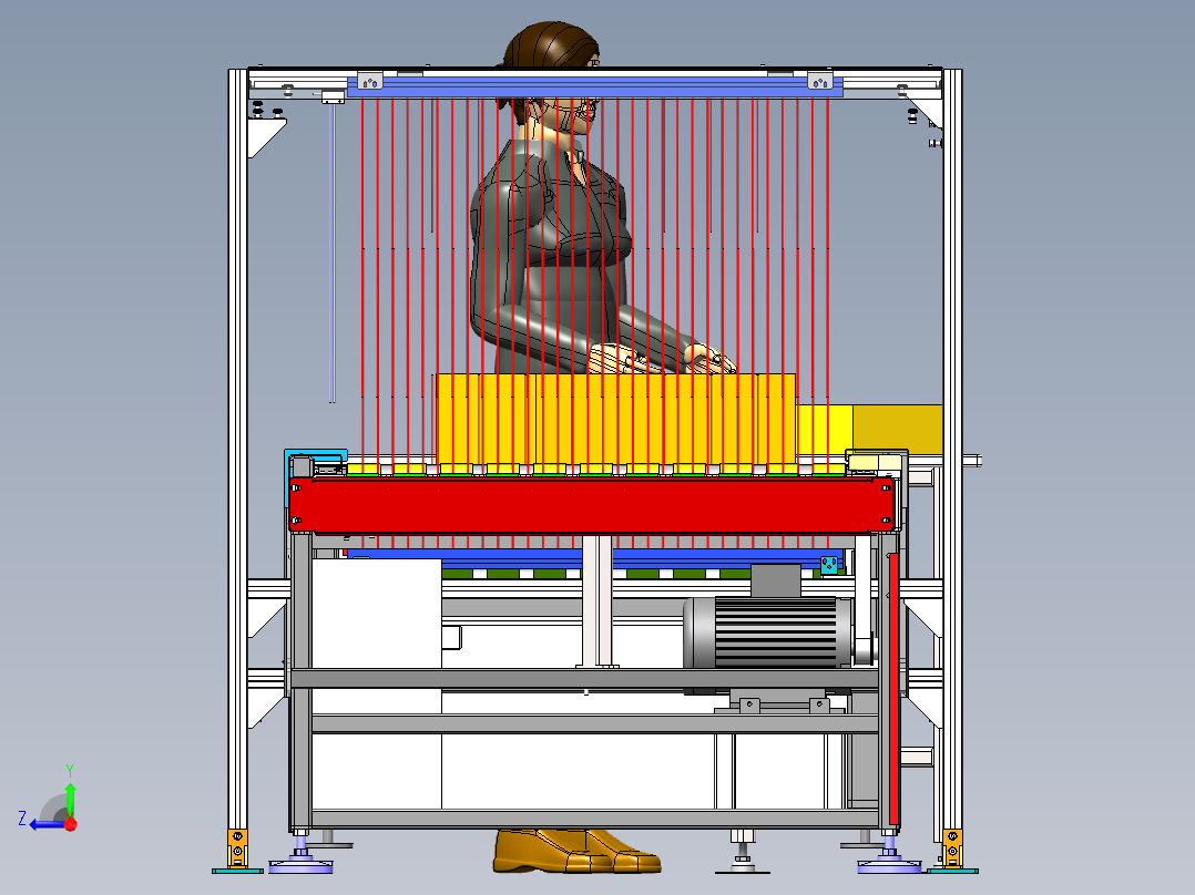 供包台一体化设备  sw21右视图