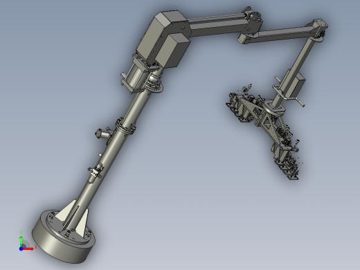冲压产品用搬运机械手装置前视缩略图
