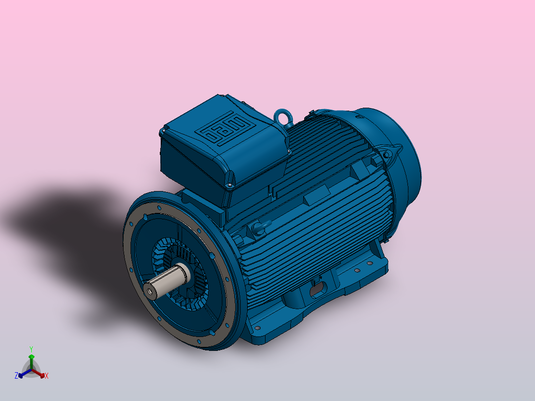 WEG电机355AB主视图