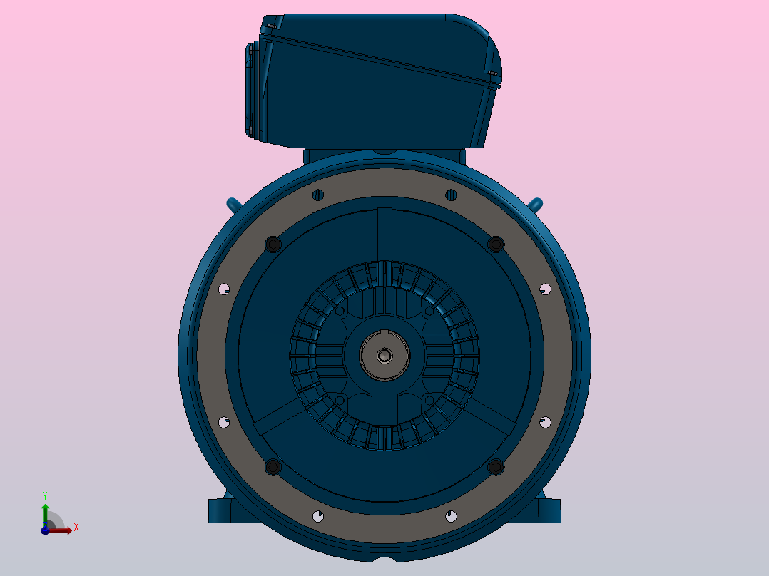 WEG电机355AB前视图