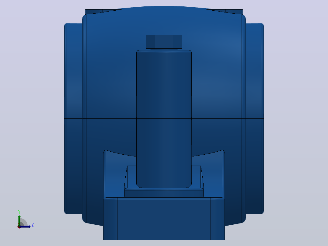 SN600系列[SN610-SSN610]轴承左视图