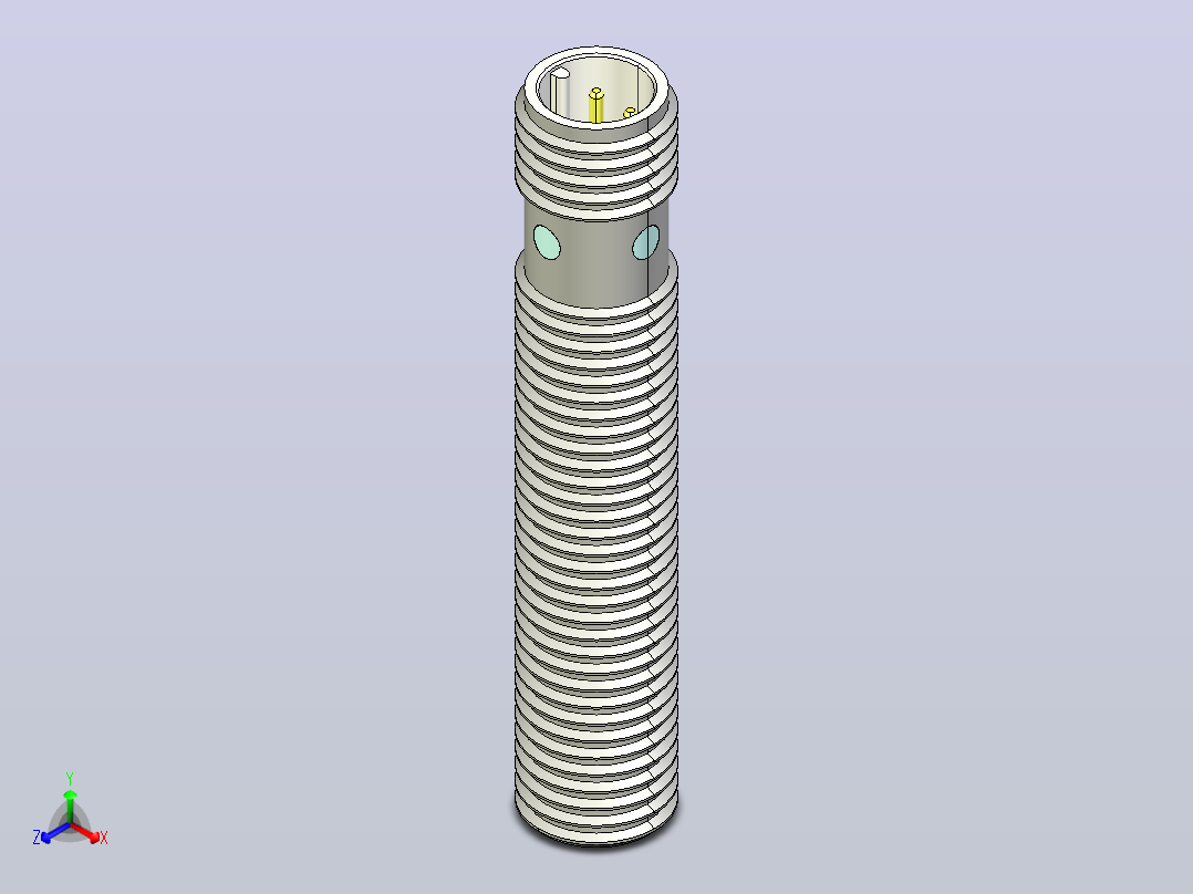 电感式传感器 NBB2-12GM50-E2-V1正等轴测图