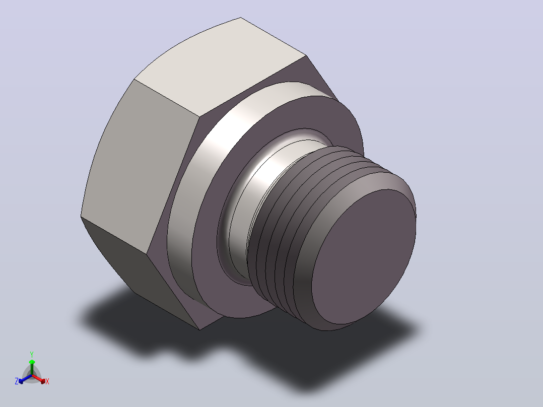 六角螺塞_M20×1.5×30主视图