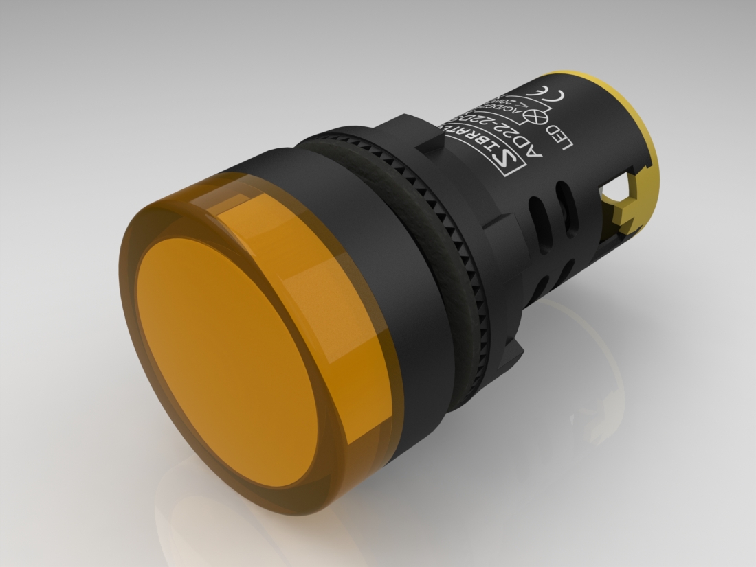 LED 信号灯 AD22-22DS AC-DC 24V AMPL4 22MM指示灯报警灯