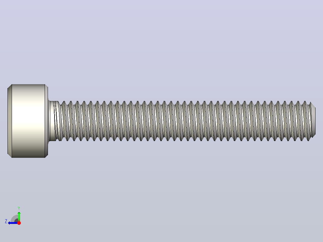 DIN_EN_ISO_4762_M3x20.ipt内六角螺钉右视图