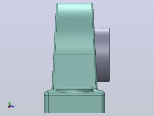 轴承座User Library-UCP205 PILLOW BLOCK -1左视缩略图