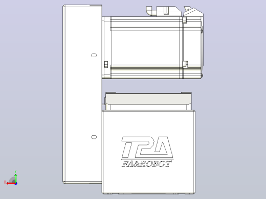 伺服电机集成皮带传动直线执行器TPA-OCB-120-224-L2950-LU-P75-N3后视缩略图