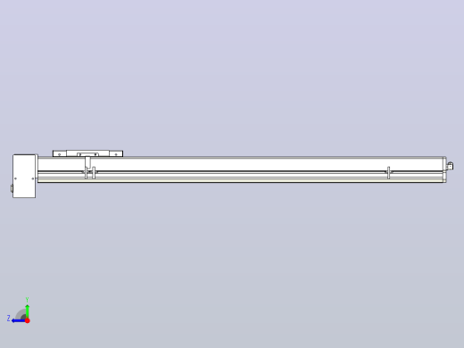 MCB17无尘皮带滑台[MCB17-L40-1000-RD-P40-C3]右视缩略图
