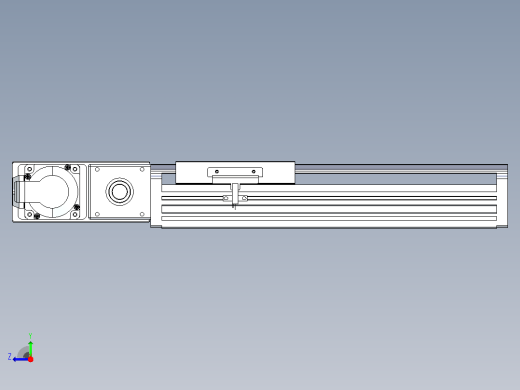 皮带直线轴半封闭可选导轨TPA-HNB-120D-110-L150-ML-C-P40-N3右视缩略图