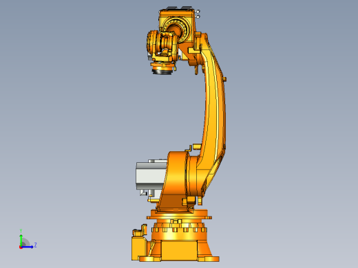 埃夫特 efort ER50-C20 机器人三维模型图纸左视缩略图