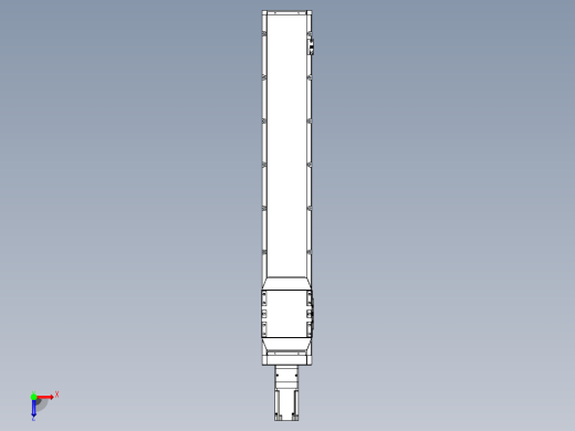 滚珠丝杠直线轴内置导轨TPA-GCR-170-2510C-L900-M-M75-N3俯视缩略图