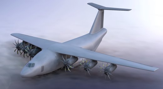 A 480 L大飞机造型3D图纸 STEP格式缩略图