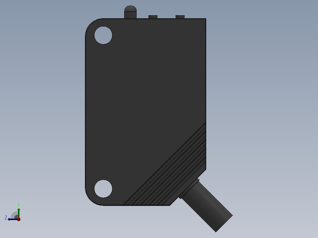 E3Z-T61A受光器[E3Z-T61A受光器]欧姆龙光电传感器右视图