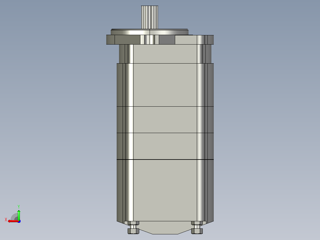 CBTL3齿轮油泵[CBTL3-F310-F310-AF0]后视图