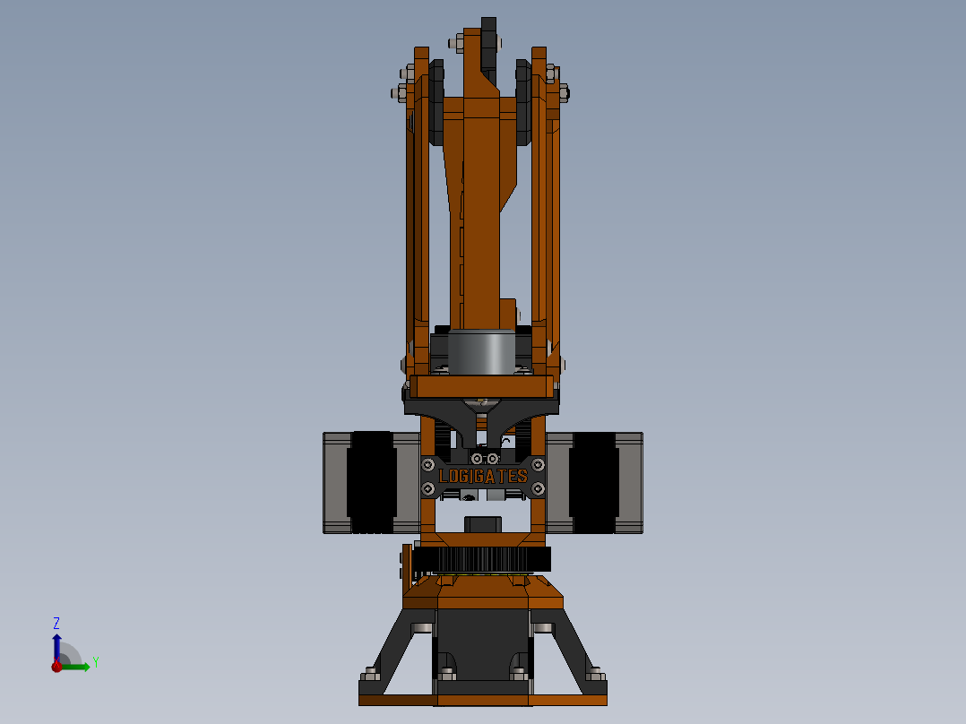 Robot Arm - Community Version CAD前视图